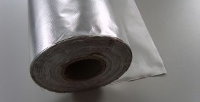 Thermal insulation glass-fibre fabrics: