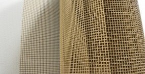 Glass fibre mesh coated with PTFE 